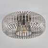 Plafonnier Wemude Argenté, 1 lumière