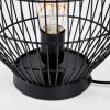 Lampe de table Oravi Noir, 1 lumière