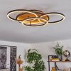 Plafonnier Cardozo LED Écru, Noir, 1 lumière