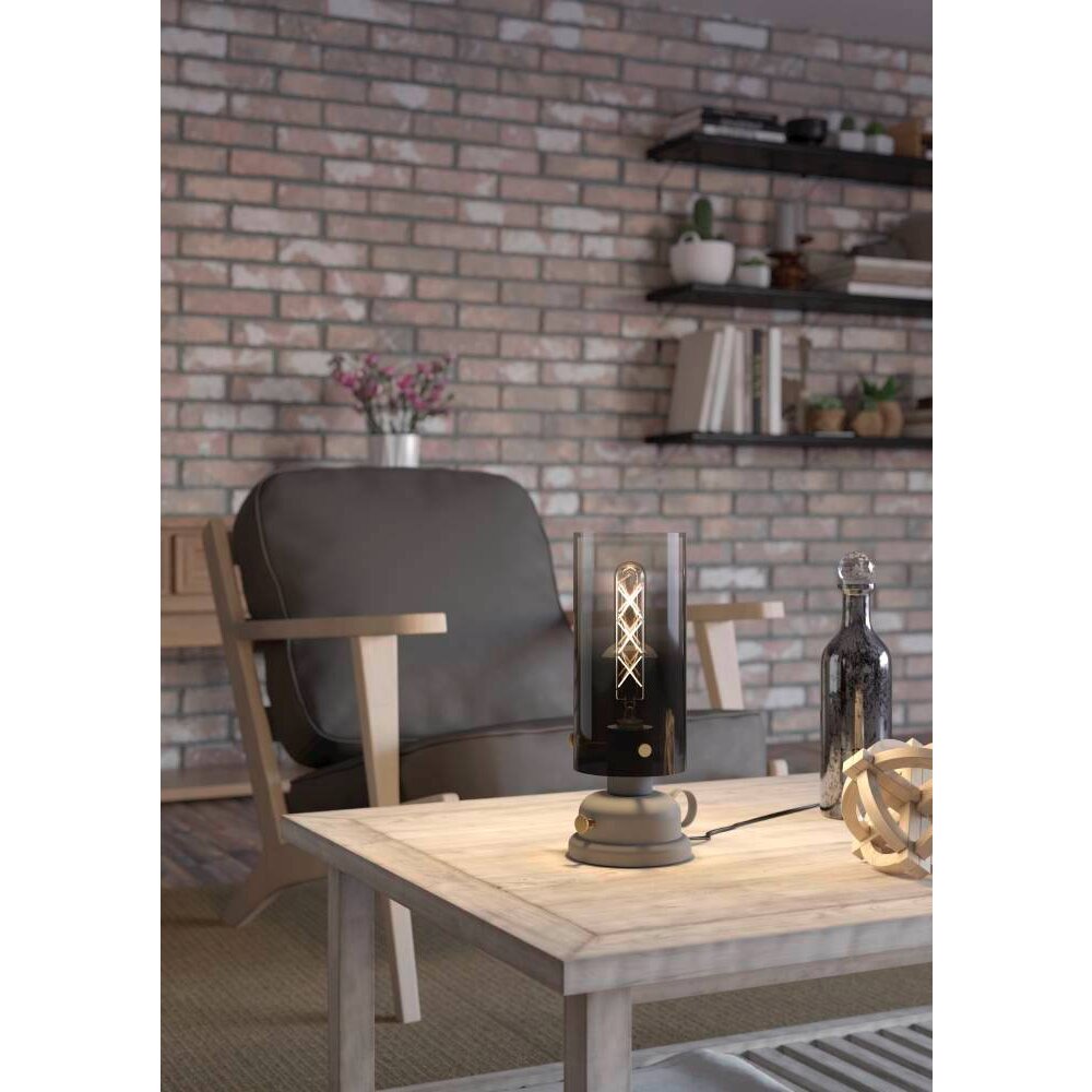 Lampe de table Eglo GARGRAVE Gris, Laiton, 1 lumière main product photo