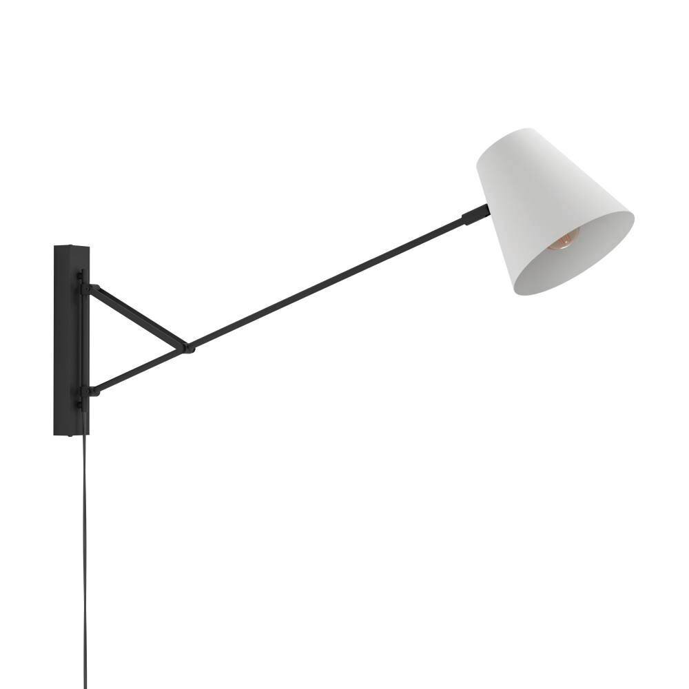 Applique murale Eglo FORCADET Gris, Noir, 1 lumière main product photo