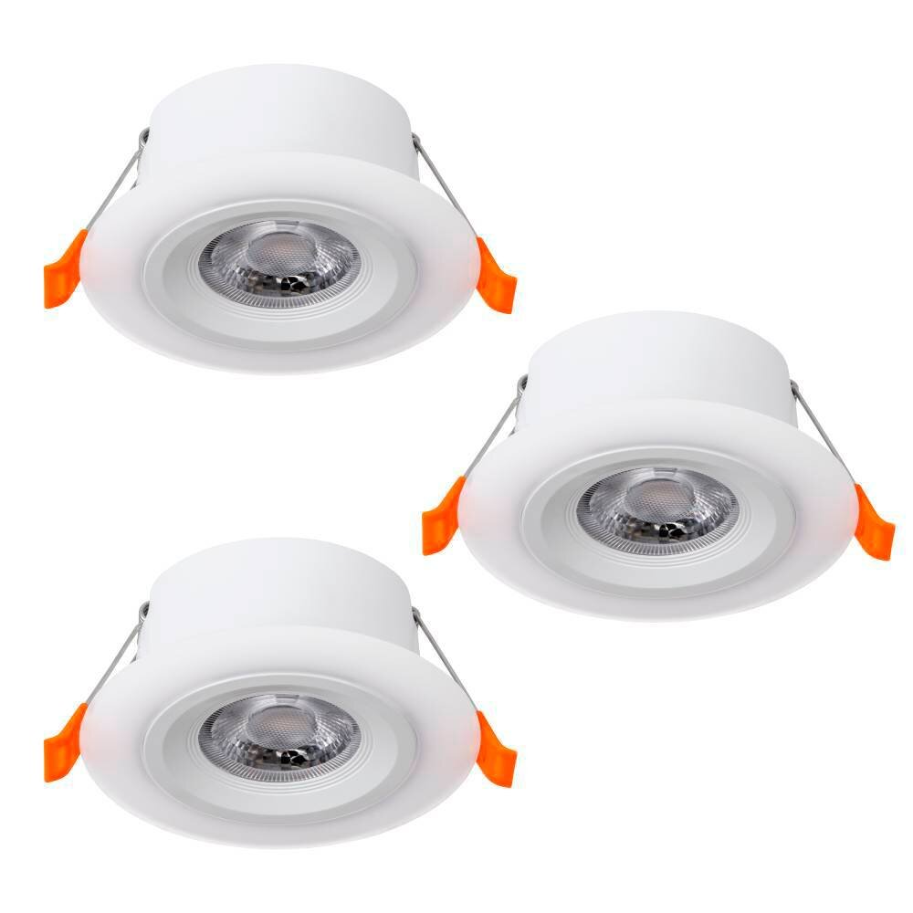 Spot encastrable - kit de 3 Eglo CALONGE LED Blanc, 3 lumières main product photo