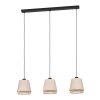 Suspension Eglo TABLEY Noir, 3 lumières