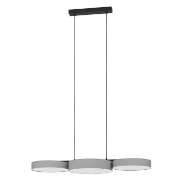 Suspension Eglo BARBANO-Z LED Noir, 3 lumières