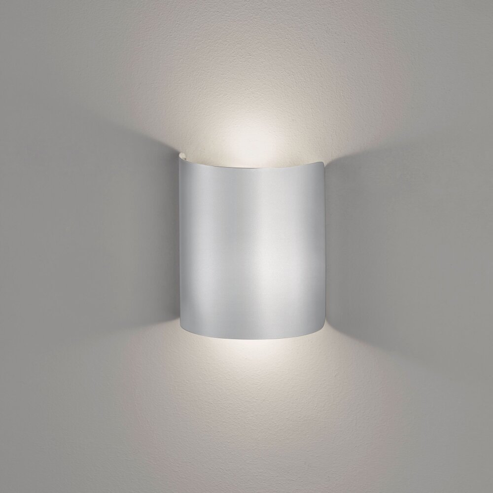 Applique murale Fischer & Honsel Halv LED Argenté, 2 lumières main product photo