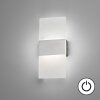 Applique murale Fischer & Honsel Foder LED Nickel mat, 1 lumière