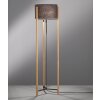 Lampadaire Fischer & Honsel SHINE-WOOD Écru, Noir, 3 lumières