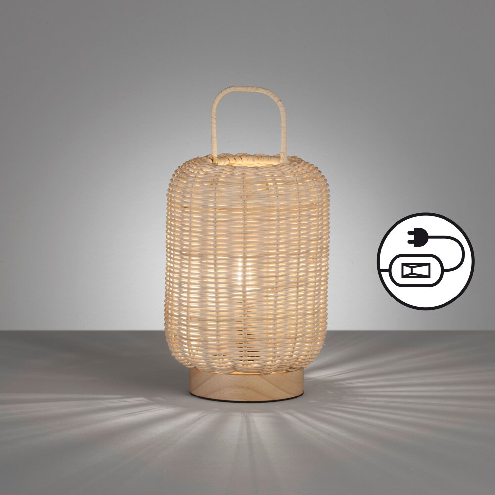Lampe de table Fischer & Honsel Nature Écru, 1 lumière main product photo