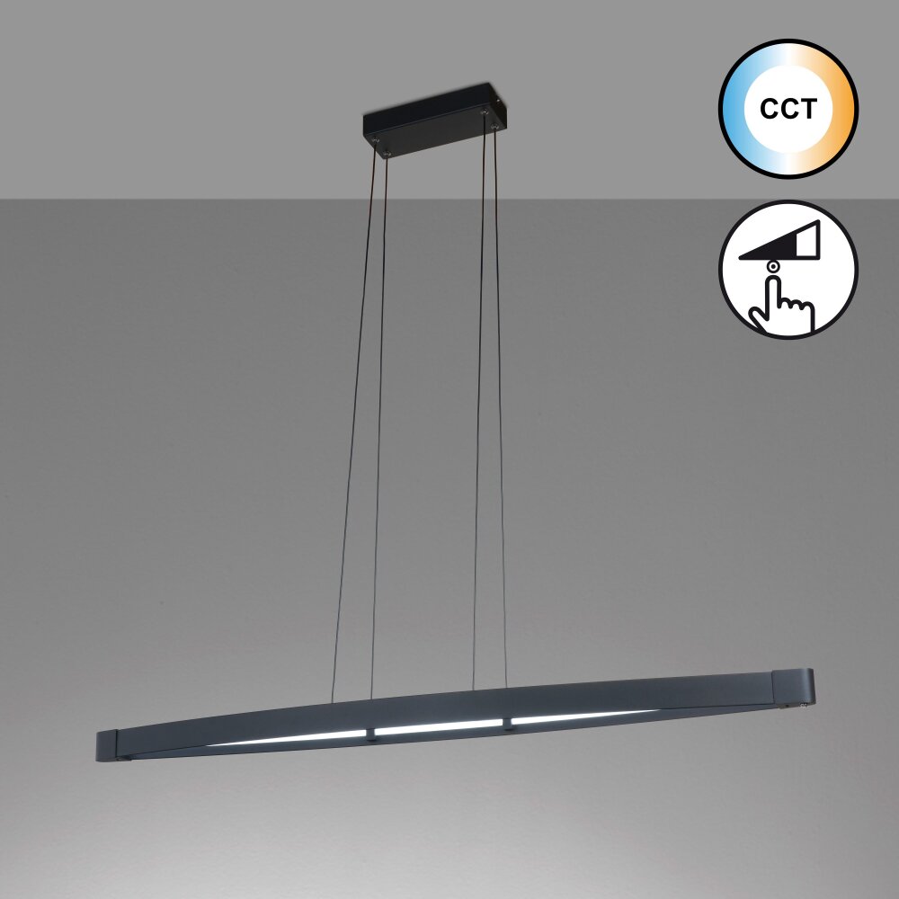 Suspension Fischer & Honsel Fenga LED Noir, 1 lumière main product photo
