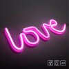 Luminaire déco Leuchten-Direkt NEON-LOVE LED Rose, 1 lumière