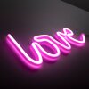 Luminaire déco Leuchten-Direkt NEON-LOVE LED Rose, 1 lumière