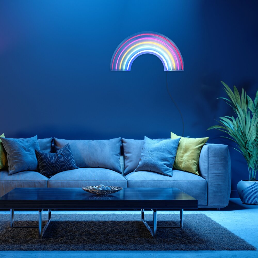 Luminaire déco Leuchten-Direkt NEON-RAINBOW LED Multicolore 85024