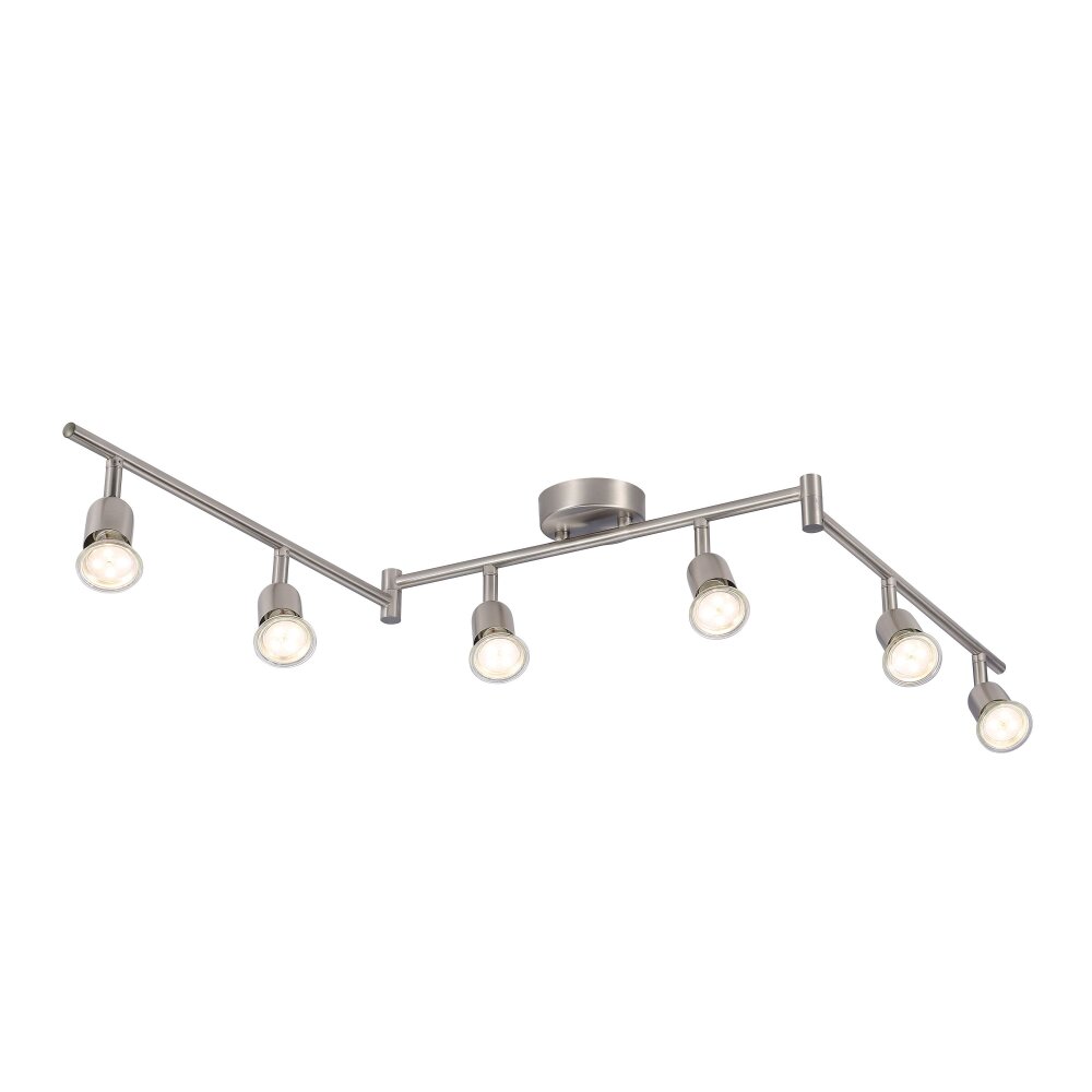 Plafonnier Nordlux AVENUE Acier brossé, 6 lumières main product photo