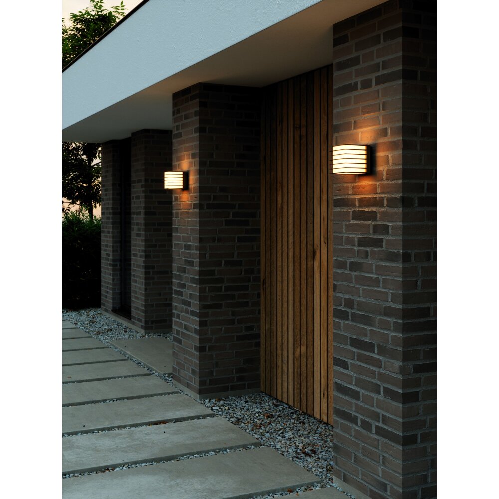 Applique murale d'extérieur Nordlux FLUCTUS Noir, 1 lumière main product photo