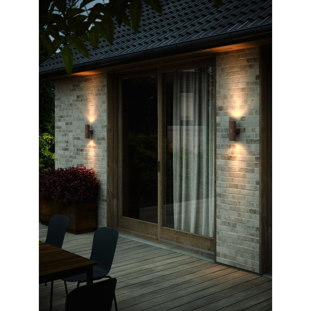 Applique murale d'extérieur Nordlux KYKLOP Rouille, 2 lumières main product photo