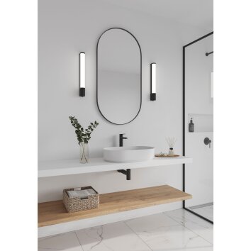 lampe miroir Nordlux MALAIKA LED Noir, 1 lumière