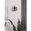 Applique murale Eglo GIANELLA LED Noir, 1 lumière