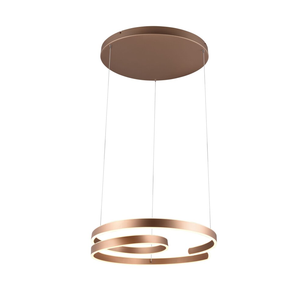 Suspension Trio Marnie LED Brun, 1 lumière main product photo