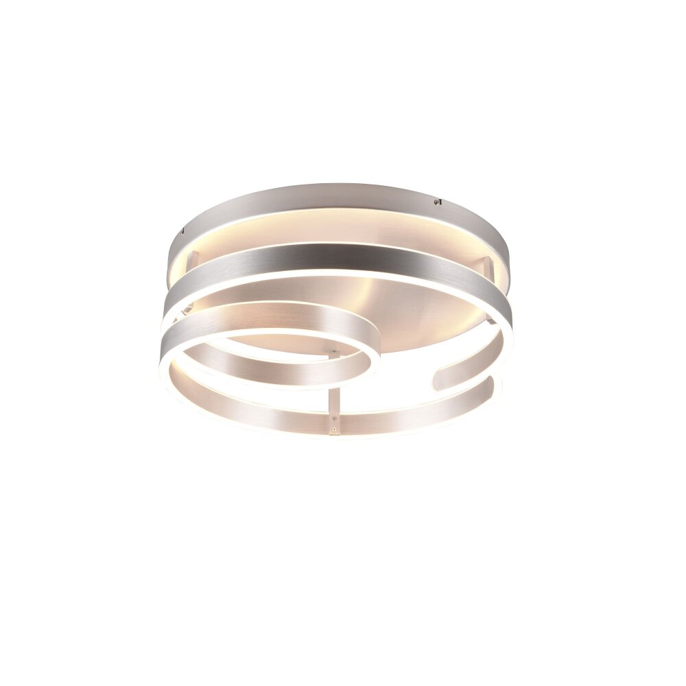 Plafonnier Trio Marnie LED Aluminium brossé, 1 lumière main product photo