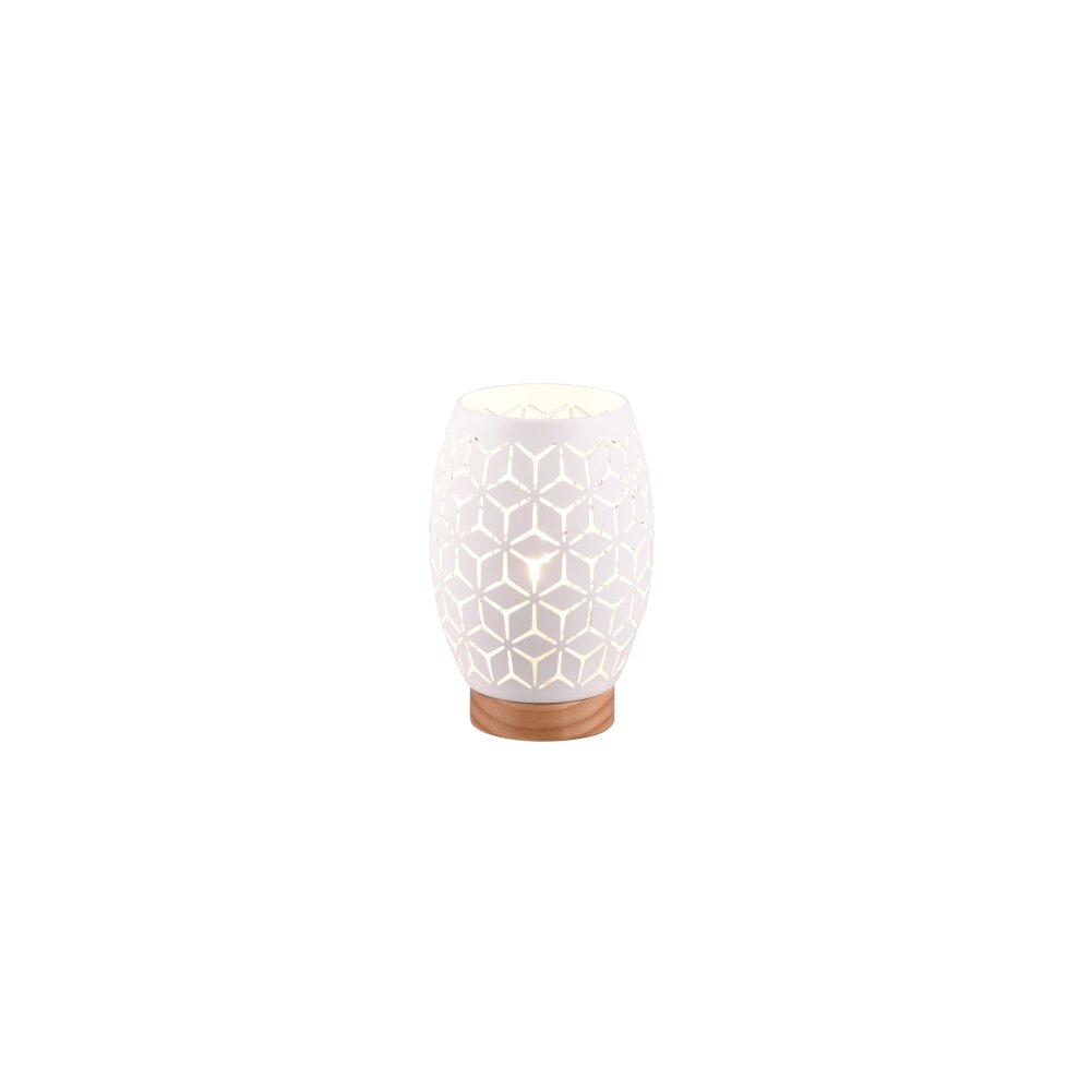 Lampe de table Reality BIDAR Écru, Blanc, 1 lumière main product photo