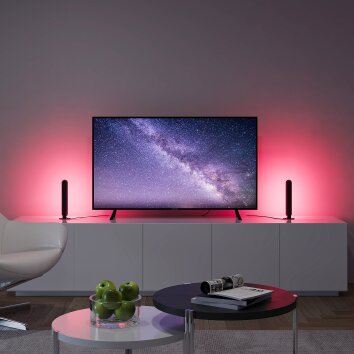Lampe de table - kit de 2 Reality GAME LED Noir, 2 lumières, Télécommandes Lampe de table - kit de 2 Reality GAME LED Noir, 2 lumières, Télécommandes