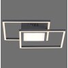 Plafonnier Leuchten-Direkt ASMIN LED Noir, 1 lumière