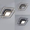 Plafonnier Leuchten-Direkt ASMIN LED Noir, 1 lumière