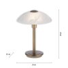 Lampe de table Paul Neuhaus ENOVA LED Vieux laiton, 1 lumière