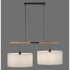 Suspension Leuchten-Direkt GREEN SOFIE Écru, Noir, 2 lumières