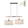 Suspension Leuchten-Direkt GREEN SOFIE Écru, Noir, 2 lumières