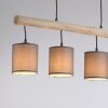 Suspension Leuchten-Direkt GREEN TRIBU Écru, Noir, 4 lumières