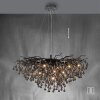 Lustre Paul Neuhaus ICICLE Noir, 10 lumières