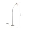 Lampadaire Paul Neuhaus PINO LED Argenté, 1 lumière