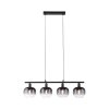 Suspension Leuchten-Direkt ZEA Noir, 4 lumières