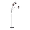 Lampadaire Leuchten-Direkt ZEA Noir, 3 lumières