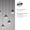 Suspension Leuchten-Direkt ZEA Noir, 6 lumières