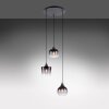 Suspension Leuchten-Direkt ZEA Noir, 3 lumières