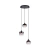 Suspension Leuchten-Direkt ZEA Noir, 3 lumières