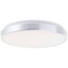 Plafonnier Brilliant Livius LED Argenté, 1 lumière