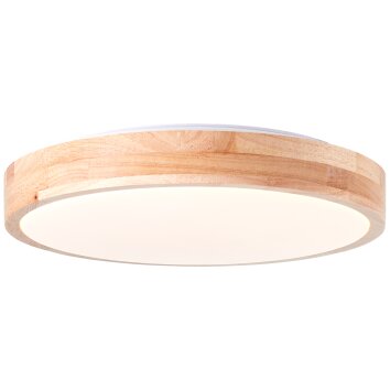 Plafonnier Brilliant Slimline LED Blanc, 1 lumière