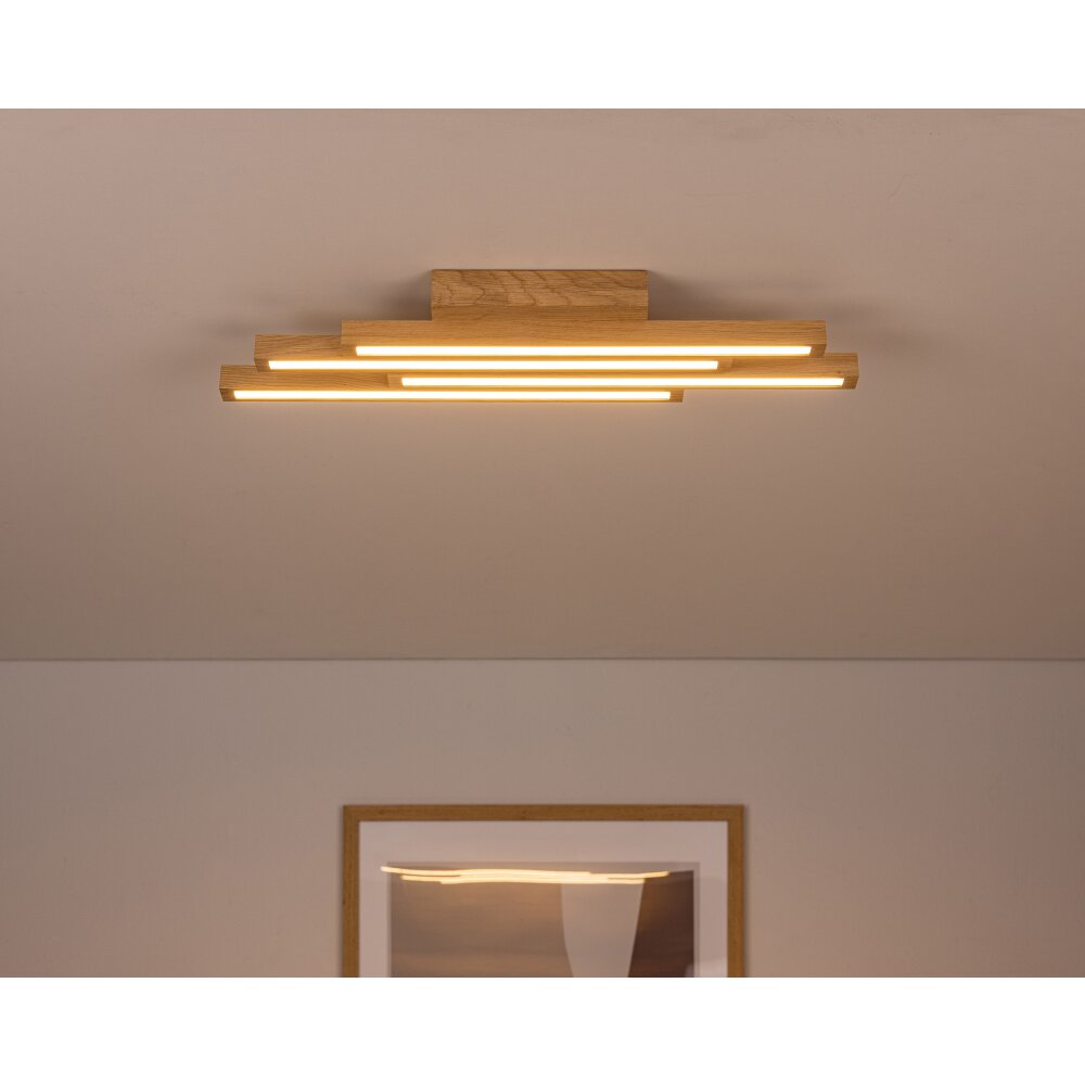 Plafonnier Cajas LED Écru, 4 lumières main product photo