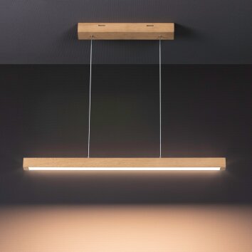 Suspension Mixto LED Écru, 1 lumière