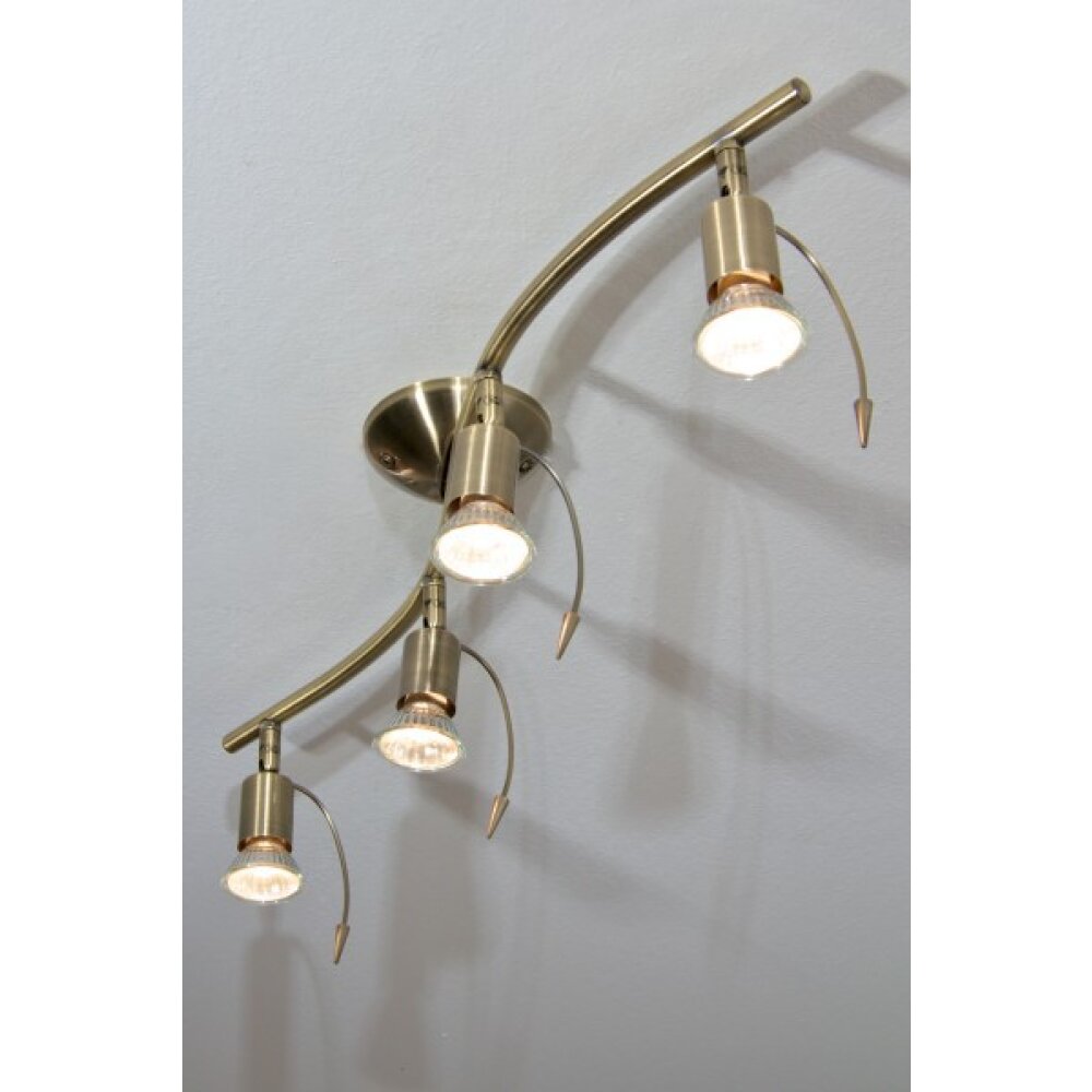 Spot de plafond Eglo Or, Laiton, Blanc main product photo