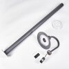 Borne lumineuse Elima Anthracite, 1 lumière