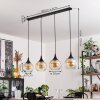 Suspension Azurara Noir, 4 lumières