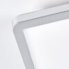 Spot encastrable Pawcatuck LED Chrome, Blanc, 1 lumière