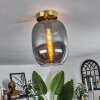Plafonnier - Verre Apedo Laiton, 1 lumière