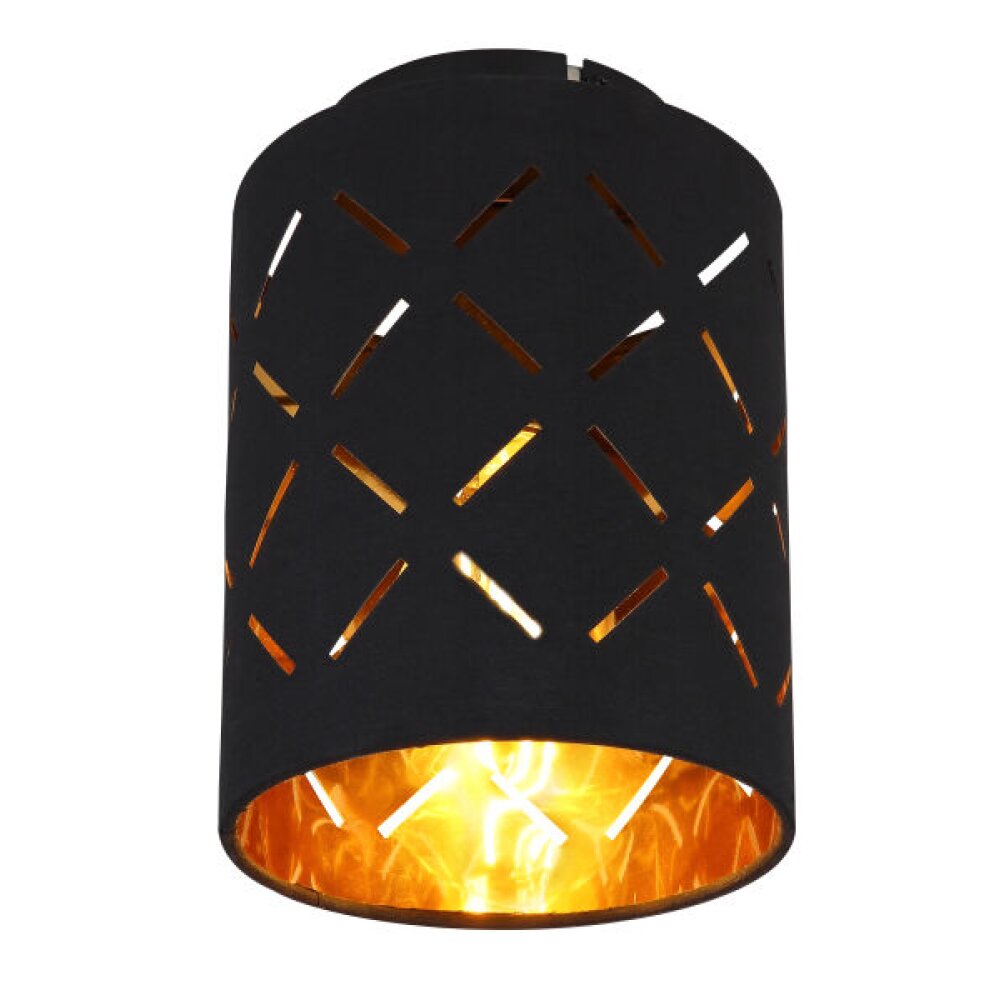 Plafonnier Globo CLARKE Noir, 1 lumière main product photo