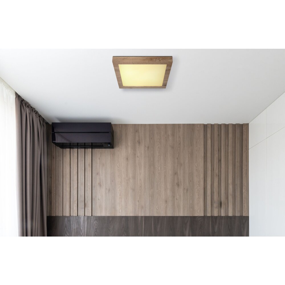Plafonnier Globo XAVVI LED Couleur bois, Blanc, 1 lumière main product photo