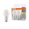 OSRAM CLASSIC A Lot de 2 LED E27 6,5 Watt 2700 Kelvin 806 Lumen